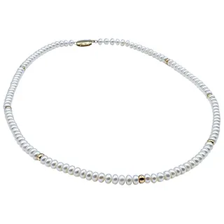 Delicate Pearl & 14K Gold Necklace