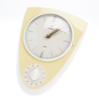 Max Bill for Junghans ceramic timer wall clock