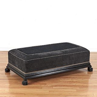 Nice Decorator black lacquered bench