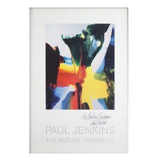 Autographed Paul Jenkins Poster