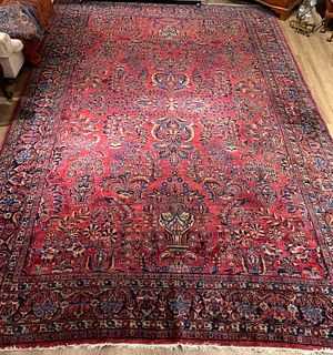 Antique Sarouk Carpet, 14'7" x 9'5"