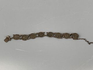 CHINESE SILVER BRACELET ,WEIGHT 13.8 G