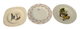 Three Sets of Plates, to include 12 Royal Worcester pink floral plates, 18 Alfred Meakin Audubon Plates "Bewick's Wren", along with 8 Alfred Meakin "P