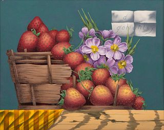 Douglas Golightly
(American, b. 1931)
Strawberries and Flowers