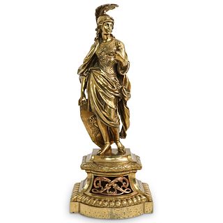 French Bouhon Freres Minerva Bronze Sculpture