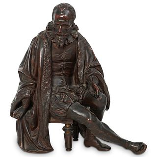 European Nobleman Figural Bronze