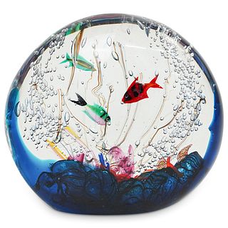 Costantini Murano Glass Fish Bowl