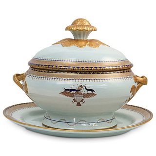 Mottahedeh Covered Tureen & Underplate