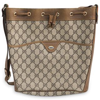 Gucci Canvas Bucket Bag
