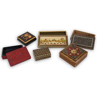 (6 Pc) Group of Oriental Boxes