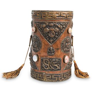 Tibetan Brass Vessel