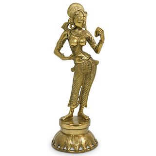 Hindu Goddess Parvati Bronze Figure
