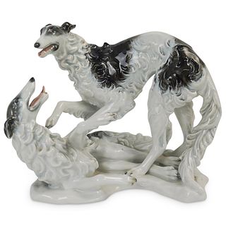 Rosenthal Porcelain Greyhound Sculpture