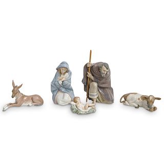 (5Pc) Lladro Nativity Set