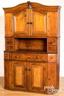 Scandinavian pine cupboard, 19th c.