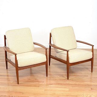Pair Grete Jalk for France & Sons armchairs