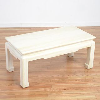 Manner of James Mont, coffee table/bench