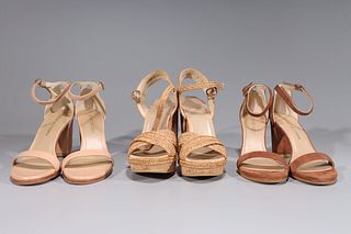 Three Pairs Of Stuart Weitzman Heels - Size 8