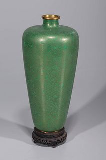 Japanese Bronze Cloisonne Vase
