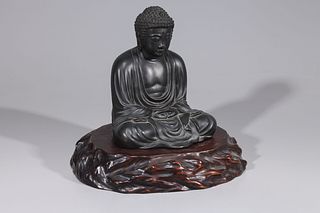 Japanese Bronze Figure of Buddha