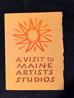 1967 Maine Artist Booklet - SIGNED BY MANY ARTISTS