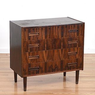 Manner of Wegner rosewood chest of drawers