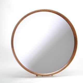 Uno & Osten Kristiansson round oak mirror