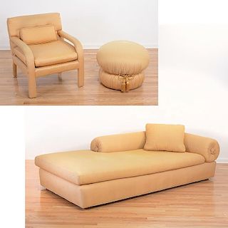 Baker Furniture Co. (3 pcs.) upholstered suite
