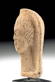 Lovely Etruscan Terracotta Head of Woman