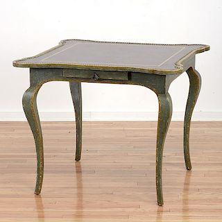 Minton-Spidell paint decorated games table