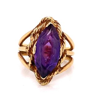 14k Purple Stone Ringت