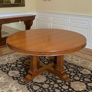 Ralph Lauren quarter-sawn oak dining table