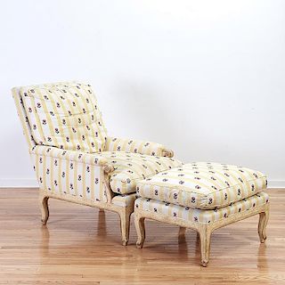 Rose Tarlow for Melrose House painted club chair