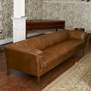 Resoration Hardware "Sorensen" leather sofa
