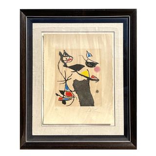 Certified Joan Miro (Spanish,1893-1983)