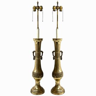 Pair of Antique Leviton Lamps