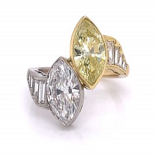 4.10 Ct Dual Diamond Ring