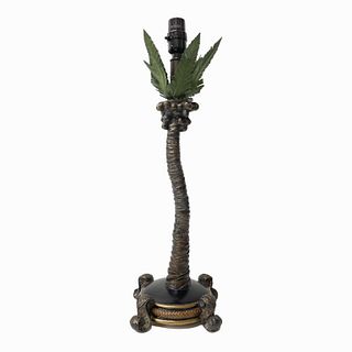 Vintage Palm Tree Lamp