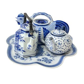 Lot of Chinese Blue White Porcelain