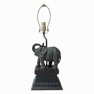 Chinese Elephant Lamp