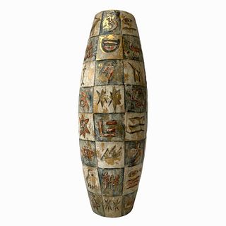 Tall Egyptian Vase