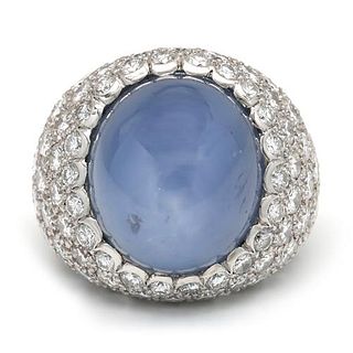 40.00 Ct. Star Sapphire Ring