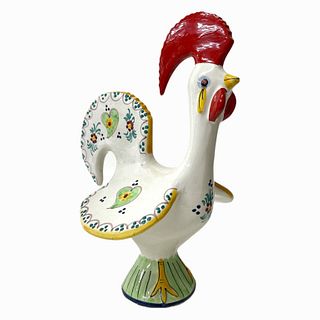Hand Painted Porcelain Rooster