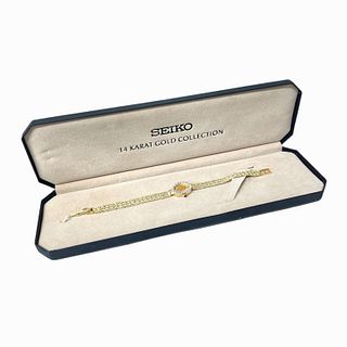 Seiko Diamond and Gold Watch