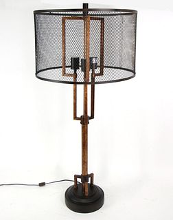 CONTEMPORARY METAL TABLE LAMP