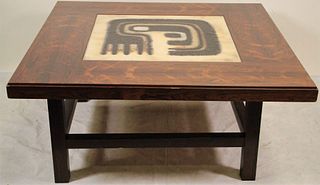 MID-CENTURY ONE OF A  KIND TWO PIECE COFFEE TABLE
