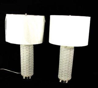 PAIR OF MORRISON TABLE LAMPS