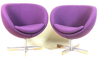 PAIR OF 1960's PLANET CHAIRS BY SVEN IVAR DYSTHE