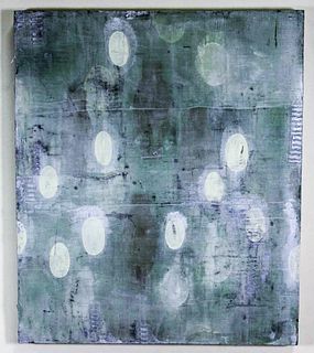 STEPHEN STORM ABSTRACT ACRYLIC ON CANVAS PAINTING