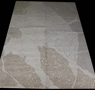 HAND KNOTTED CONTEMPORARY RUG - 6ft X 9ft